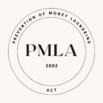 Act for Navigation the Prevention of Money Laundering (PMLA) 1 Black And White Modern Marketing Agency Round Stamp Business Logo